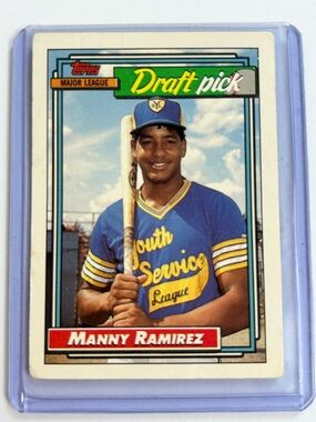 FINAL SALE! 1992 Topps Manny Ramirez Rookie #156 Draft Pick MLB Card RC